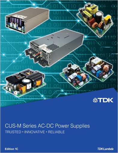 TDK-Lambda AC/DC CUS-M Series Power Supplies