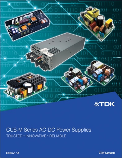 TDK-Lambda AC/DC CUS-M Series Power Supplies